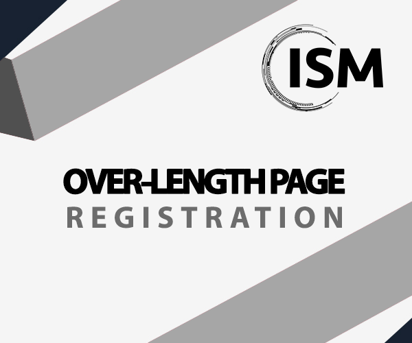 ISM Additional Over-length Page Registration