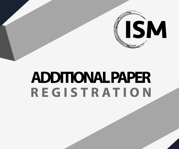 ISM Additional Paper Registration